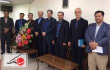  بازدید مدیراستانی بانک ایران زمین از یک بیمارستان