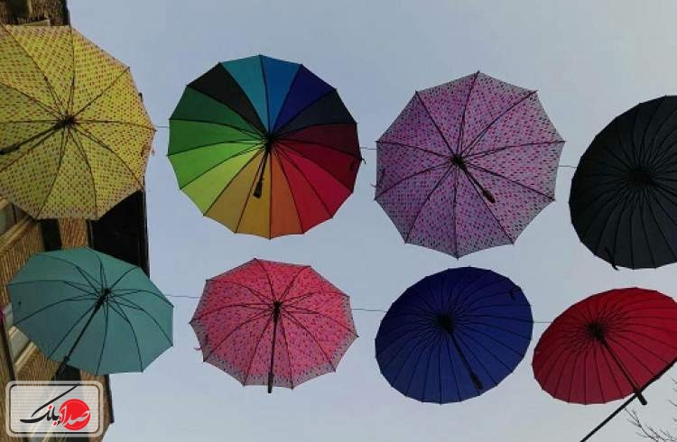  چتر های رنگارنگ، سقف بازارچه شهرستانی منطقه ۱۳  