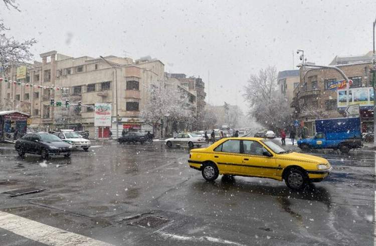 بارش برف و باران در تهران از دوشنبه شب