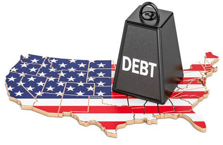 بدهی عمومی در آمریکا بیش از تولید ناخالص ملی است